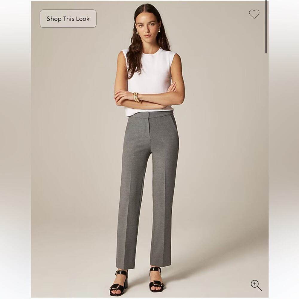 J.Crew Tall Kate straight-leg pant in four-season stretch 12-Tall